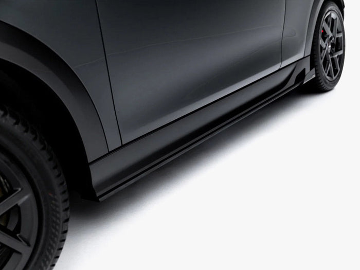 Maxton Design - Street PRO Side Skirts Diffusers + Flaps compatible with MINI Cooper John Cooper Works F66