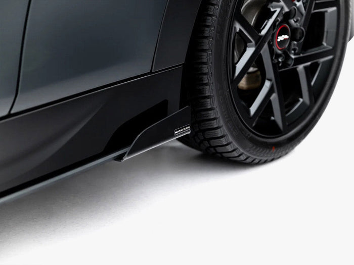 Maxton Design - Street PRO Side Skirts Diffusers + Flaps compatible with MINI Cooper John Cooper Works F66