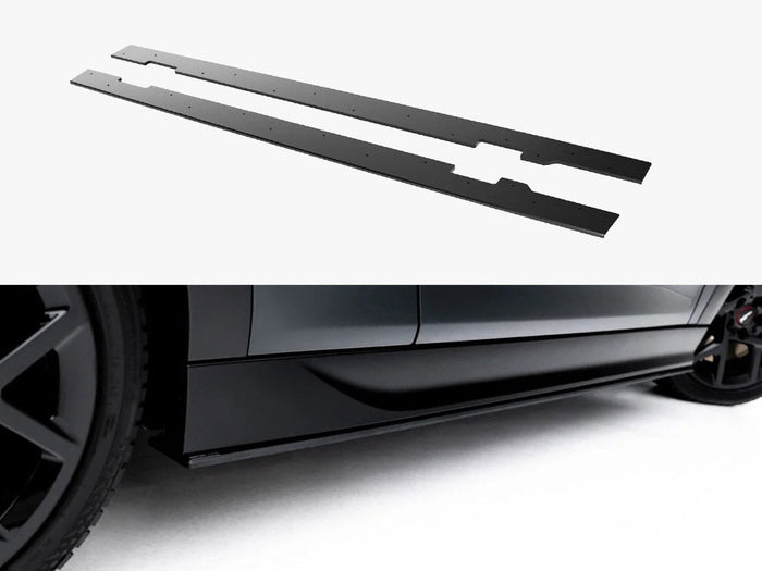 Maxton Design - Street PRO Side Skirts Diffusers compatible with MINI Cooper John Cooper Works F66