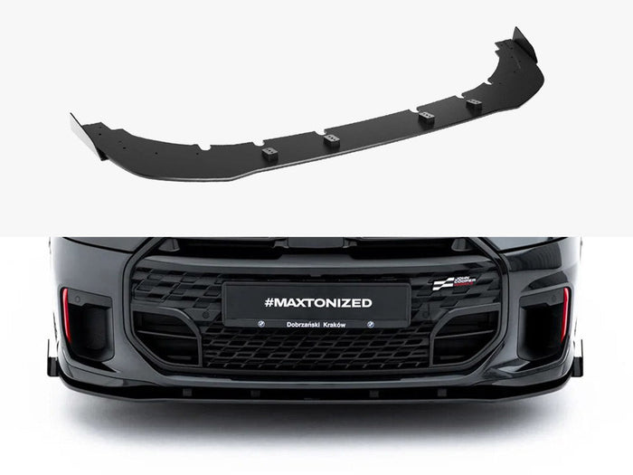 Maxton Design - Street PRO Front Splitter + Flaps compatible with MINI Cooper John Cooper Works F66