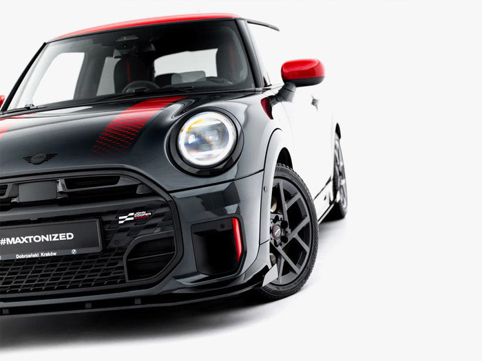 Maxton Design - Street PRO Front Splitter + Flaps compatible with MINI Cooper John Cooper Works F66