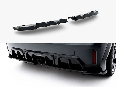 Maxton Design - Aftermarket  Rear Splitter (With Vertical Bars) compatible with MINI Cooper John Cooper Works F66