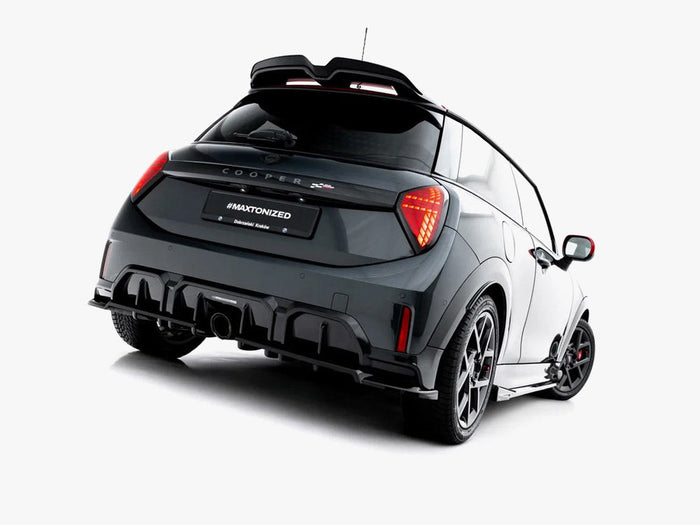Maxton Design - Rear Splitter (With Vertical Bars) compatible with MINI Cooper John Cooper Works F66