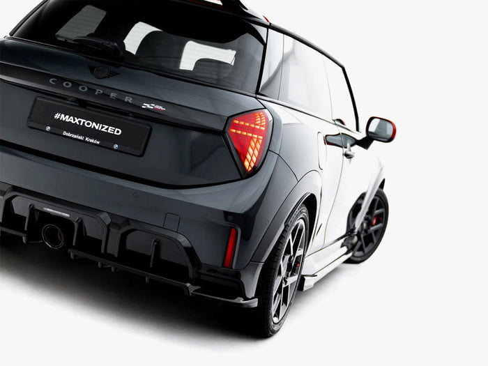 Maxton Design - Rear Splitter (With Vertical Bars) compatible with MINI Cooper John Cooper Works F66