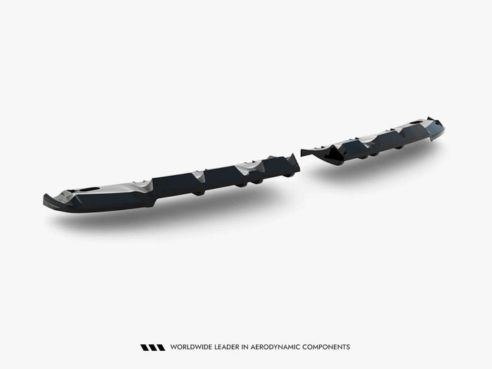 Maxton Design - Rear Splitter (With Vertical Bars) compatible with MINI Cooper John Cooper Works F66