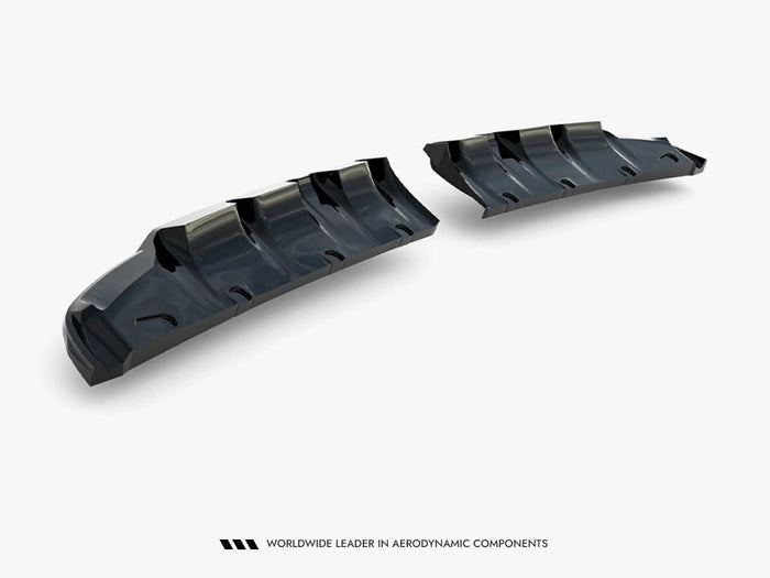 Maxton Design - Rear Splitter (With Vertical Bars) compatible with MINI Cooper John Cooper Works F66