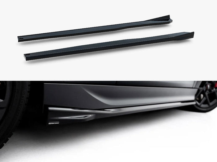 Maxton Design - Side Skirt Diffusers compatible with MINI Cooper John Cooper Works F66