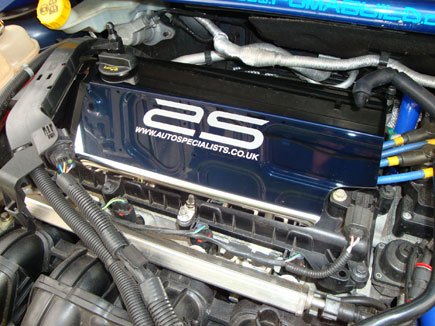 AUTOSPECIALISTS STAINLESS CAMSHAFT COVER WITH LOGO FOR MK6 ST150 | Car Enhancements UK