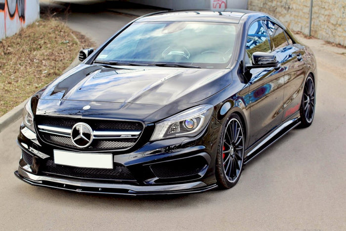 Maxton Design - FRONT SPLITTER V.2 MERCEDES CLA 45 AMG C117 (PRE-FACELIFT)