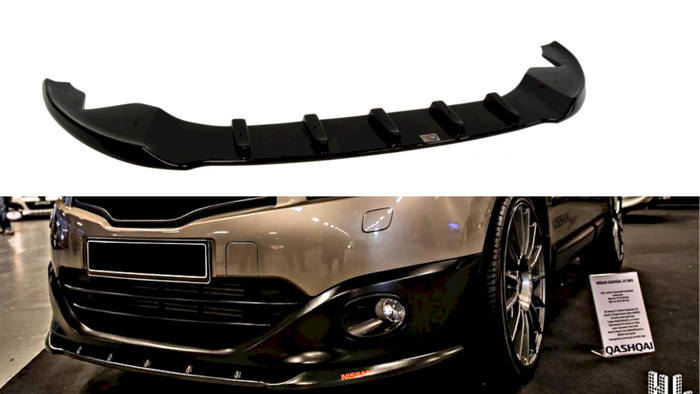 Maxton Design - FRONT SPLITTER NISSAN QASHQAI (FACELIFT) (2009-2013)