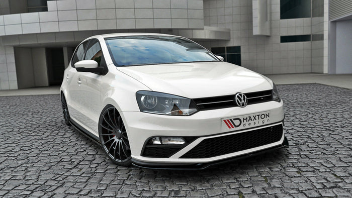 Maxton Design - FRONT SPLITTER V.2 VW POLO MK5 GTI (FACELIFT) (2014-2017)