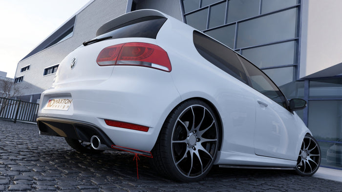 Maxton Design - REAR SIDE SPLITTERS VW GOLF VI GTI 35TH