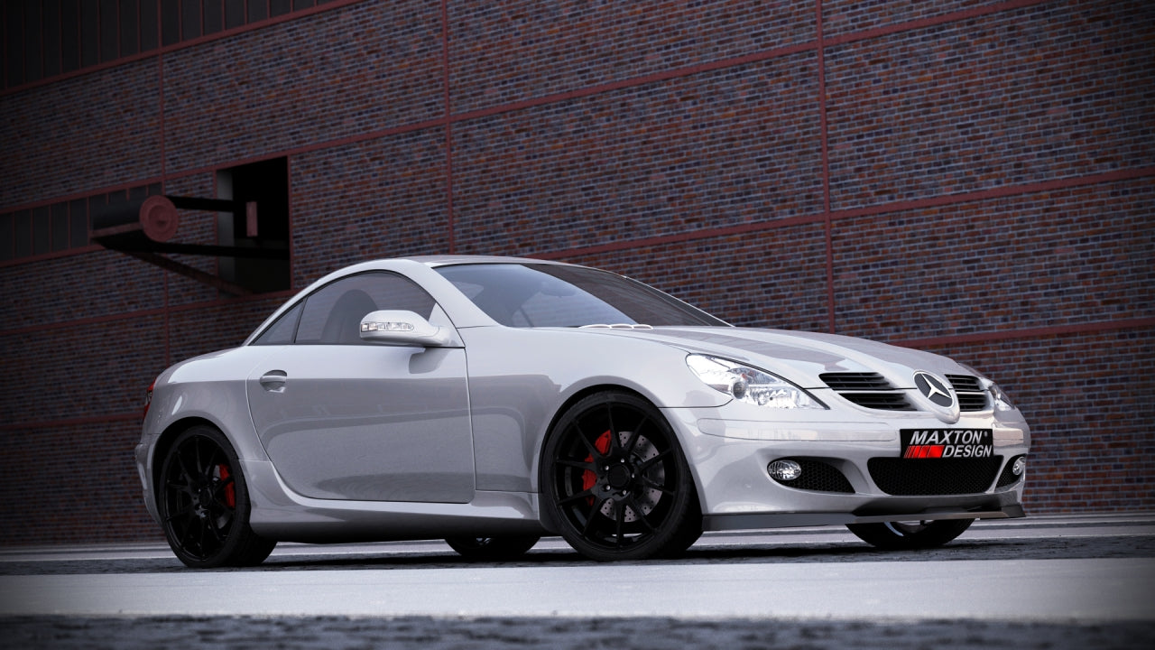 Maxton Design - FRONT SPLITTER MERCEDES SLK R171 STANDARD BUMPER – VUDU ...