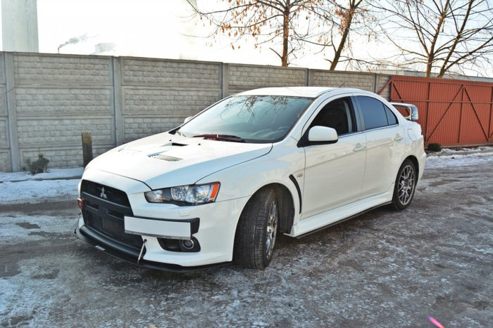 Maxton Design - RACING SIDE SKIRTS DIFFUSERS MITSUBISHI LANCER EVO X (2007-2015)
