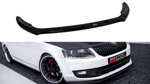 Maxton Design - FRONT SPLITTER V.2 SKODA OCTAVIA III