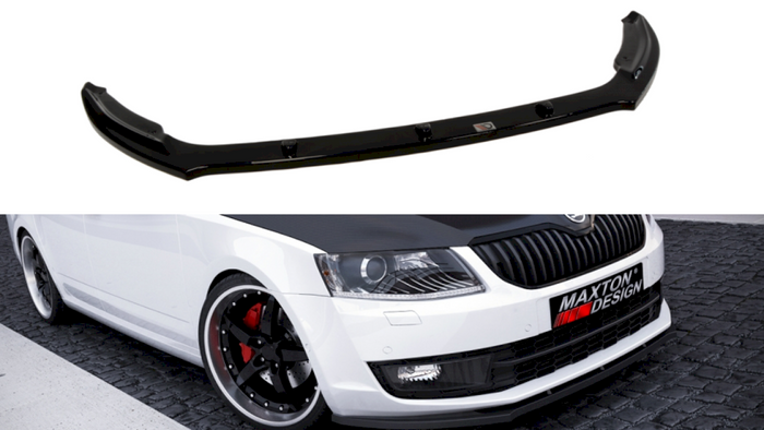 Maxton Design - FRONT SPLITTER V.2 SKODA OCTAVIA III