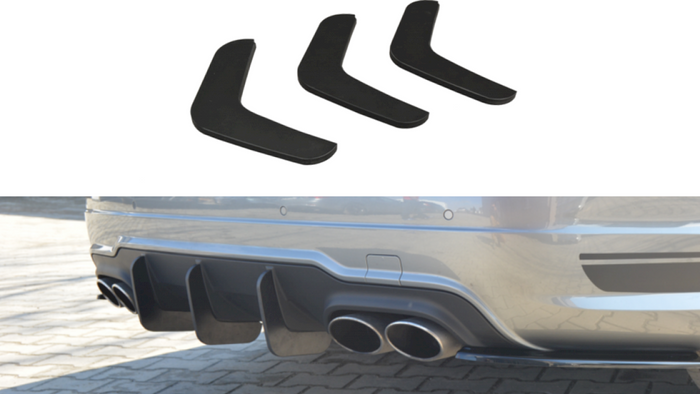 Maxton Design - REAR DIFFUSER V.2 MERCEDES C W204 AMG-LINE (FACELIFT) (2011-2014)