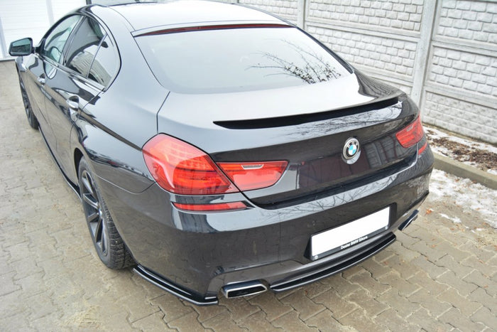 Maxton Design - CENTRAL REAR SPLITTER BMW 6 GRAN COUPE M-SPORT (VERTICAL BARS) (2013-2018)