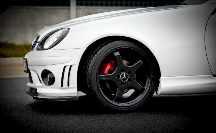 Custom R170 St Maxton Design - FRONT SPLITTER MERCEDES SLK R170 FOR AMG 204 BUMPER ...
