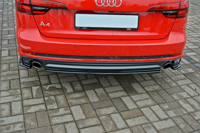 Maxton Design - CENTRAL REAR SPLITTER AUDI A4 B9 S-LINE AVANT (2015 - UP)