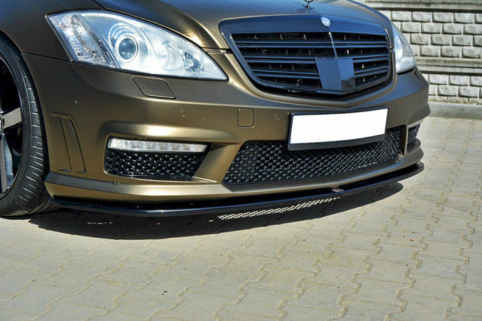 Maxton Design - FRONT SPLITTER MERCEDES S-CLASS W221 AMG
