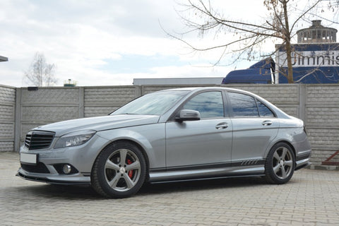 Maxton Design - SIDE SKIRTS DIFFUSERS MERCEDES C W204/S204 AMG-LINE (PREFACE)
