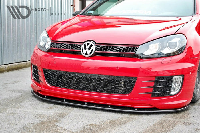 Maxton Design - FRONT SPLITTER VER.2 VW GOLF VI (FOR GOLF GTI 35TH)