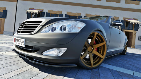 Maxton Design - FRONT SPLITTER MERCEDES S-CLASS W221