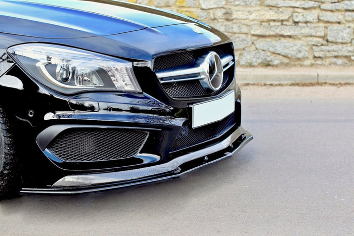 Maxton Design - FRONT SPLITTER V.2 MERCEDES CLA 45 AMG C117 (PRE-FACELIFT)