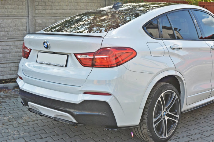 Maxton Design - CENTRAL REAR SPLITTER BMW X4 M-PACK (WITH A VERTICAL BAR)