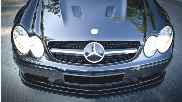 Maxton Design - FRONT SPLITTER MERCEDES CLK W209 BLACK (SL BLACK SERIES LOOK)