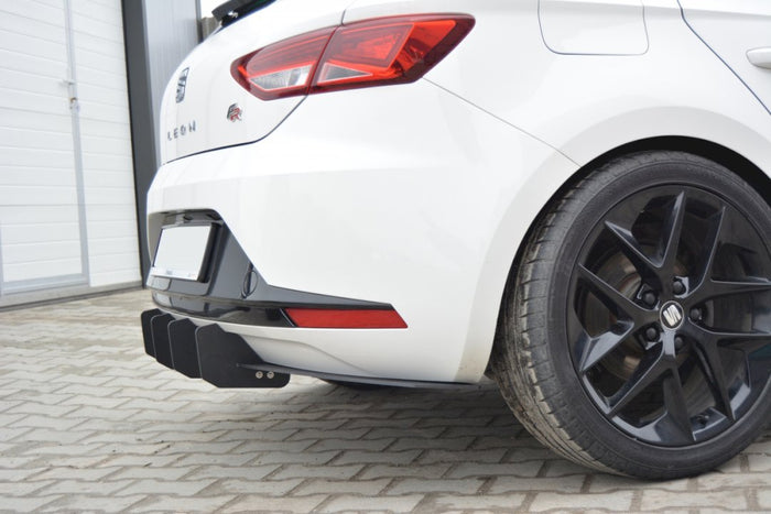 Maxton Design - REAR DIFFUSER SEAT LEON MK3 FR HATCHBACK (2012-2016)