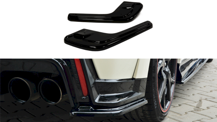 Maxton Design - REAR SIDE SPLITTERS HONDA CIVIC IX TYPE R (2015-2017)