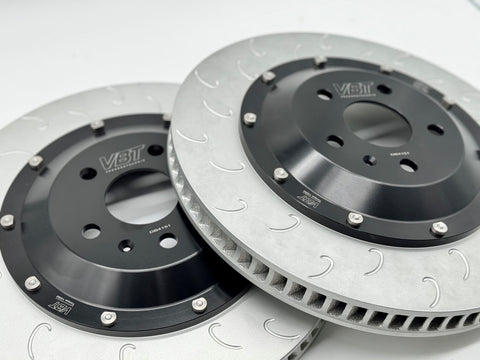 Vagbremtechnic Hooked 370x34mm Front Brake Discs - Audi RS3