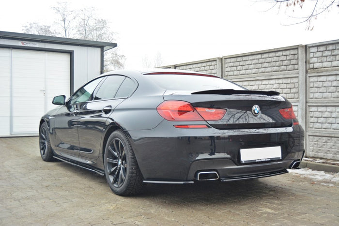 Maxton Design - CENTRAL REAR SPLITTER BMW 6 GRAN COUPE M-SPORT (NO VERTICAL BARS) (2013-2018)