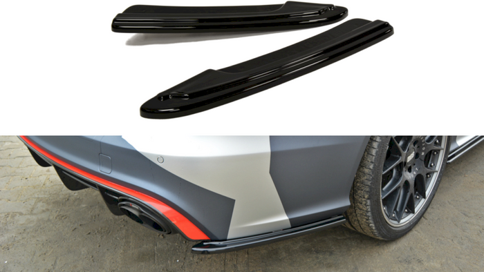 Maxton Design - REAR SIDE SPLITTERS AUDI RS6 C7