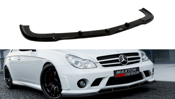 Maxton Design - FRONT SPLITTER MERCEDES C-CLASS C219 - W204 AMG LOOK