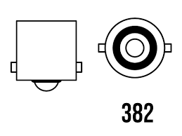 ChromoLite Silver Indicator Bulb - 382 (P21w / 1156 | BA15s)