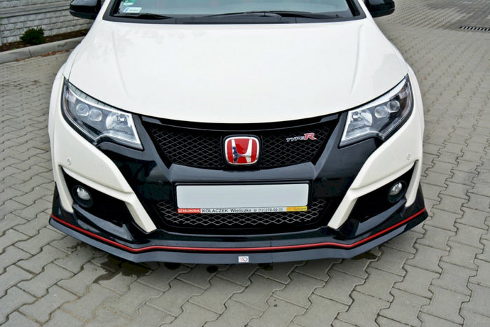 Maxton Design - FRONT SPLITTER V.2 HONDA CIVIC IX TYPE R (2015-2017)