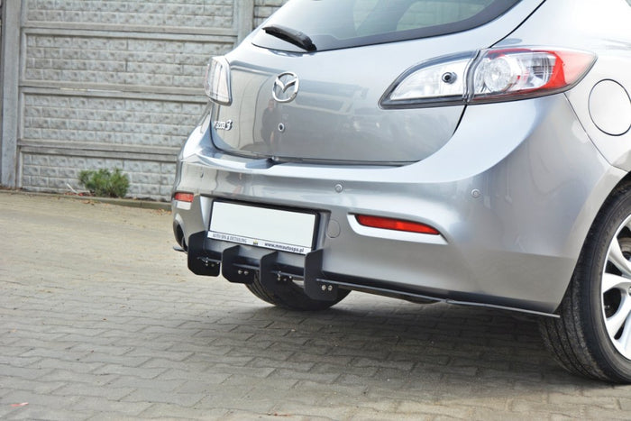 Maxton Design - MAZDA 3 MK2 SPORT (PREFACE) REAR DIFFUSER & REAR SIDE SPLITTERS