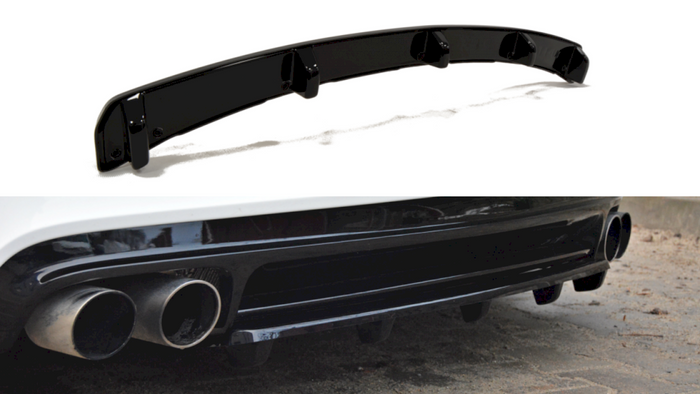 Maxton Design - CENTRAL REAR SPLITTER AUDI TT S 8J (WITH A VERTICAL BAR) (2008-13)