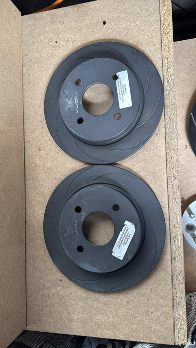 ** CLEARANCE ** Vudu Performance Brake Discs – Ford Fiesta ST150(MK6), ST180/200(MK7) – 253mm – Rear Fitment (NO RETURN)