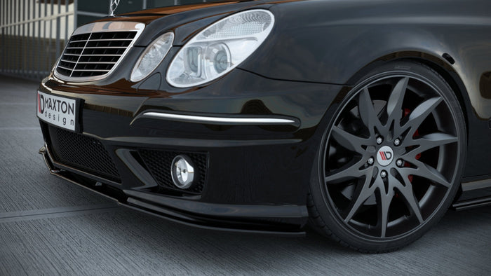 Maxton Design - FRONT SPLITTER MERCEDES E W211 AMG FACELIFT