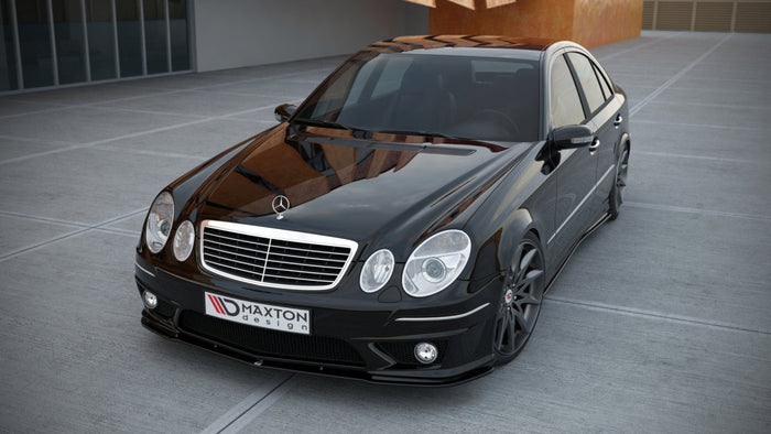 Maxton Design - FRONT SPLITTER MERCEDES E W211 AMG FACELIFT