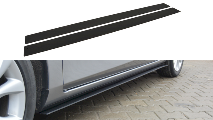 Maxton Design - RACING SIDE SKIRTS DIFFUSERS MAZDA 3 MK2 SPORT (PREFACE)