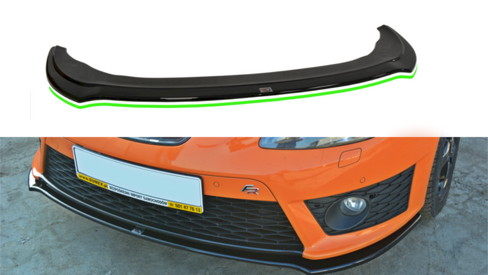 Maxton Design - FRONT SPLITTER V.2 SEAT LEON MK2 CUPRA / FR (FACELIFT)