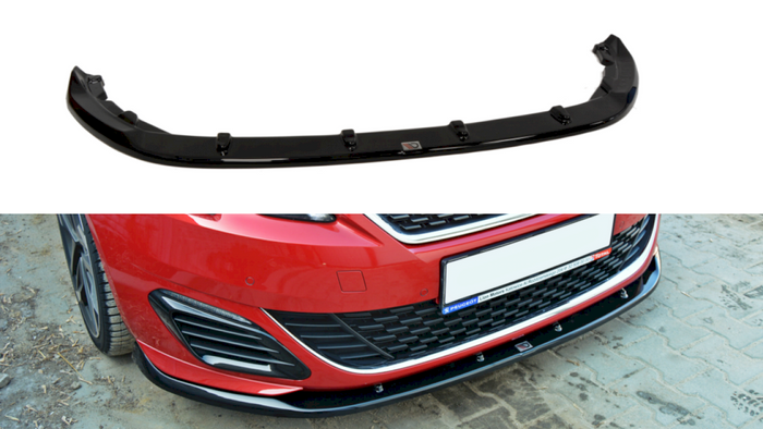 Maxton Design - FRONT SPLITTER V.2 PEUGEOT 308 II GTI