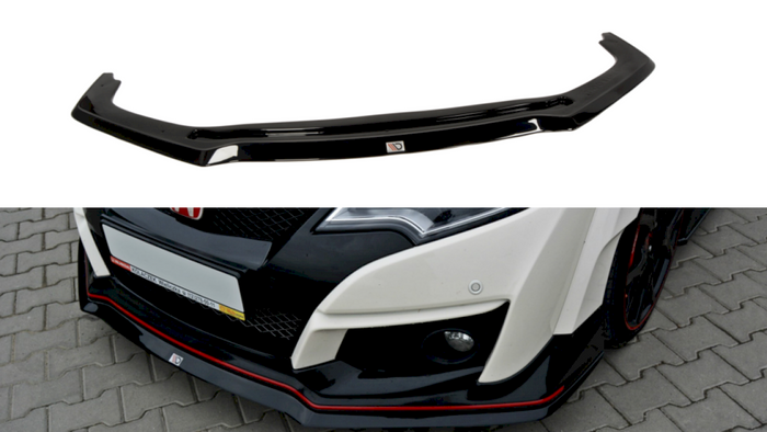Maxton Design - FRONT SPLITTER V.2 HONDA CIVIC IX TYPE R (2015-2017)