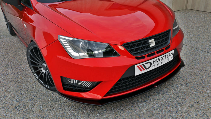 Maxton Design - FRONT SPLITTER SEAT IBIZA IV CUPRA (6J) FACELIFT