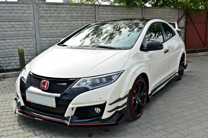Maxton Design - FRONT RACING SPLITTER V.2 HONDA CIVIC IX TYPE R (2015-2017)